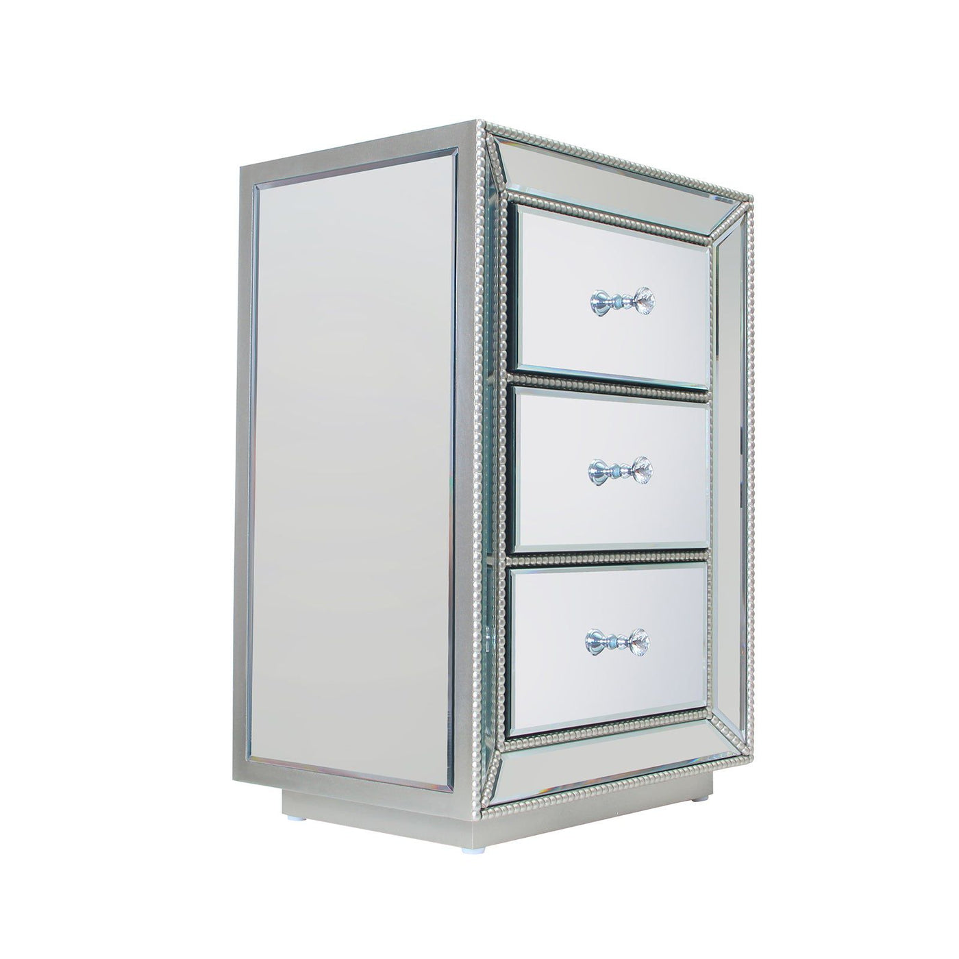 Mirrored nightstand home goods cheap